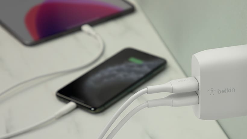 Cargador Dual Belkin USB-A de 24 W + Cable USB-A a Micro-USB-a